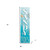 36" Aqua Blue And White Solid Wood Sandy Toes Porch Sign