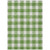 5' X 8' Green And Gray Plaid Washable Indoor Outdoor Area Rug