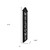 48" Black And White Solid Wood Birdhouse Welcome Porch Sign