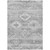 3' X 5' Silver Gray And Charcoal Southwestern Washable Indoor Outdoor Area Rug