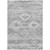 3' X 5' Silver Gray And Charcoal Southwestern Washable Indoor Outdoor Area Rug