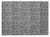 2' X 3' Gray Damask Washable Non Skid Indoor Outdoor Area Rug