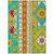 3' X 5' Teal Blue Green And Pink Aztec Washable Indoor Outdoor Area Rug