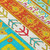 3' X 5' Teal Blue Green And Pink Aztec Washable Indoor Outdoor Area Rug