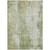 3' X 5' Sage And Ivory Abstract Washable Indoor Outdoor Area Rug - Sage, Ivory