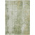 3' X 5' Sage And Ivory Abstract Washable Indoor Outdoor Area Rug - Sage, Ivory