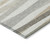 5' X 8' Ivory And Gray Striped Washable Indoor Outdoor Area Rug - Ivory, Gray