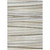 5' X 8' Ivory And Gray Striped Washable Indoor Outdoor Area Rug - Ivory, Gray