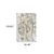 8' X 11' Gray And Gold Abstract Distressed Area Rug