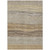 3' X 5' Taupe Brown And Beige Striped Washable Indoor Outdoor Area Rug