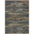 3' X 5' Graphite And Gray Abstract Washable Indoor Outdoor Area Rug