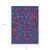 3' X 5' Navy Blue And Dark Pink Geometric Washable Indoor Outdoor Area Rug
