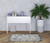 3' X 5' Blue And Gray Floral Power Loom Area Rug