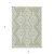 5' X 8' Artichoke Green And Ivory Geometric Washable Indoor Outdoor Area Rug Transitional Style - Artichoke Green, Ivory Color