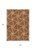 5' X 8' Orange And Ivory Geometric Washable Indoor Outdoor Area Rug