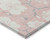5' X 8' Pink Ivory And Gray Floral Washable Indoor Outdoor Area Rug - 880016702415