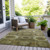 5' X 8' Gold And Beige Medallion Washable Indoor Outdoor Area Rug