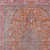 5' X 8' Orange And Red Medallion Washable Indoor Outdoor Area Rug