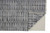 5' X 8' Gray And Black Geometric Hand Woven Area Rug With Fringe