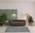 5' X 8' Gray And Black Geometric Hand Woven Area Rug With Fringe