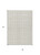 3' X 5' Ivory And Beige Geometric Washable Indoor Outdoor Area Rug - Ivory, Beige
