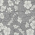3' X 5' Gray And Ivory Floral Washable Indoor Outdoor Area Rug Transitional Style - Gray, Ivory Color