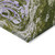 5' X 8' Olive Green Purple And Beige Abstract Washable Indoor Outdoor Area Rug