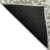 5' X 8' Ivory Green And Brown Floral Washable Indoor Outdoor Area Rug
