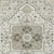 3' X 5' Ivory And Brown Oriental Washable Indoor Outdoor Area Rug