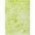3' X 5' Lime Green Abstract Washable Non Skid Indoor Outdoor Area Rug