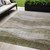 5' X 8' Taupe And Beige Abstract Washable Indoor Outdoor Area Rug - 880016505535