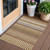 3' X 5' Terra Cotta Beige And Red Southwestern Washable Indoor Outdoor Area Rug