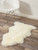 2' X 3' White Natural New Zealand Sheepskin Wool Area Rug Genuine Sheepskin