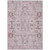 5' X 8' Pink Mauve And Blush Oriental Washable Indoor Outdoor Area Rug