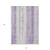 5' X 8' Purple And Ivory Striped Washable Indoor Outdoor Area Rug