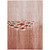 5' X 8' Terra Cotta Copper And Ivory Nautical Washable Indoor Outdoor Area Rug