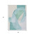 3' X 5' Pale Aqua And Beige Abstract Washable Indoor Outdoor Area Rug - 880016498769
