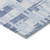 5' X 8' Blue Ivory And Sky Blue Striped Washable Indoor Outdoor Area Rug