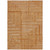 5' X 8' Copper And Ivory Geometric Washable Indoor Outdoor Area Rug Transitional Style - Copper, Ivory Color