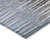 5' X 8' Sky Blue And Denim Blue Striped Washable Indoor Outdoor Area Rug