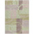3' X 5' Blush And Mint Green Abstract Washable Indoor Outdoor Area Rug