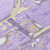 5' X 8' Lavender Lilac And Purple Geometric Washable Indoor Outdoor Area Rug
