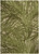 5' X 8' Ivory And Green Palm Leaf Indoor Outdoor Area Rug - Ivory, Green