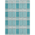 5' X 8' Teal Blue Gray And Ivory Plaid Washable Indoor Outdoor Area Rug - 606114998228
