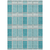 5' X 8' Teal Blue Gray And Ivory Plaid Washable Indoor Outdoor Area Rug - 606114998228