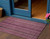 3' X 5' Pink Mauve And Blush Striped Washable Indoor Outdoor Area Rug