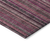 3' X 5' Pink Mauve And Blush Striped Washable Indoor Outdoor Area Rug - 880016692402
