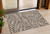 3' X 5' Brown And Beige Floral Washable Indoor Outdoor Area Rug - Brown, Beige