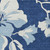 3' X 5' Navy Blue Denim Blue And Ivory Floral Washable Indoor Outdoor Area Rug - Navy Blue, Denim Blue, Ivory