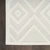 20' Ivory And White Geometric Indoor Outdoor Runner Rug